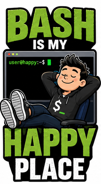 Bash is my happy place