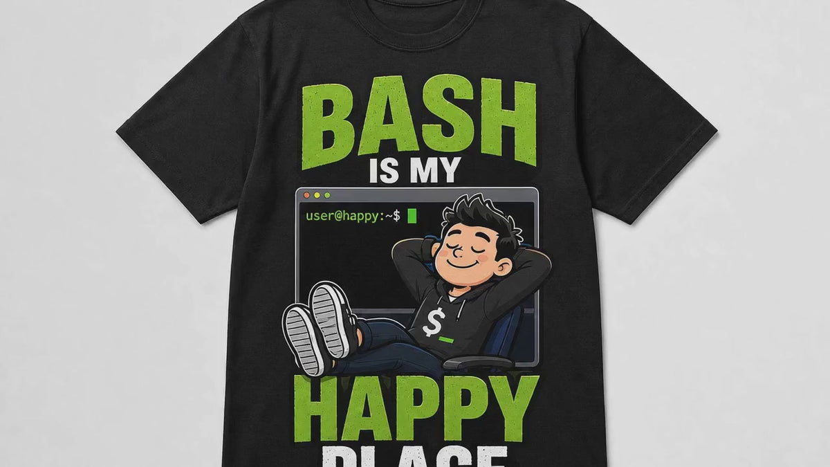 Bash is my happy place